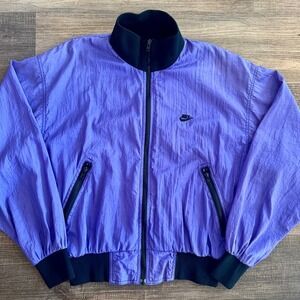 VTG Nike Bomber Windbreaker Track Jacket‎ Small Women's